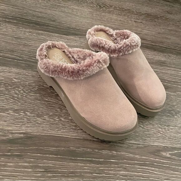 Franco Sarto Waleria Faux Fur Lined Scuff Slipper - Picture 3 of 7